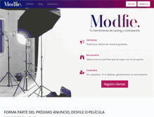 Tablet Screenshot of modfie.com